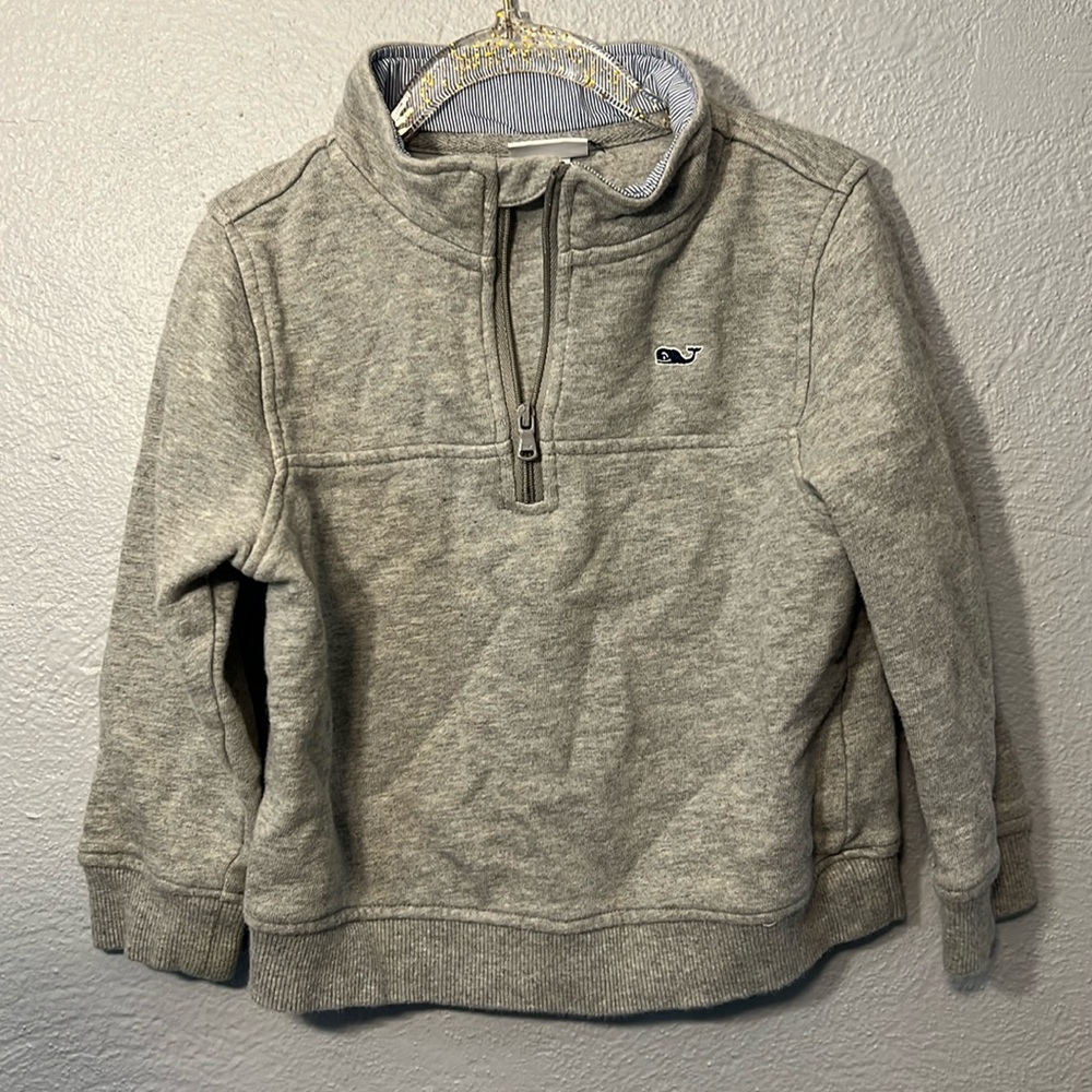 Vineyard Vines by Target 3T gray quarter zip